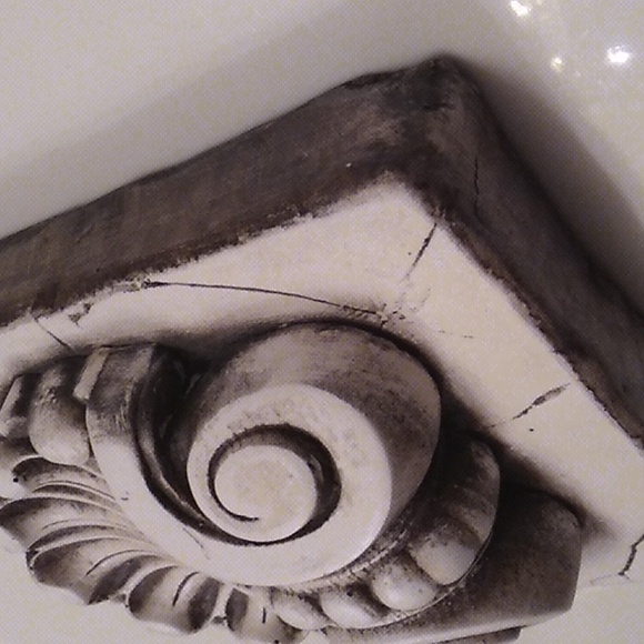 ZEUS *Signed bisque, Atlantis Tile, like Sid Dickens. *Rare & Retired wall art - Picture 2 of 12